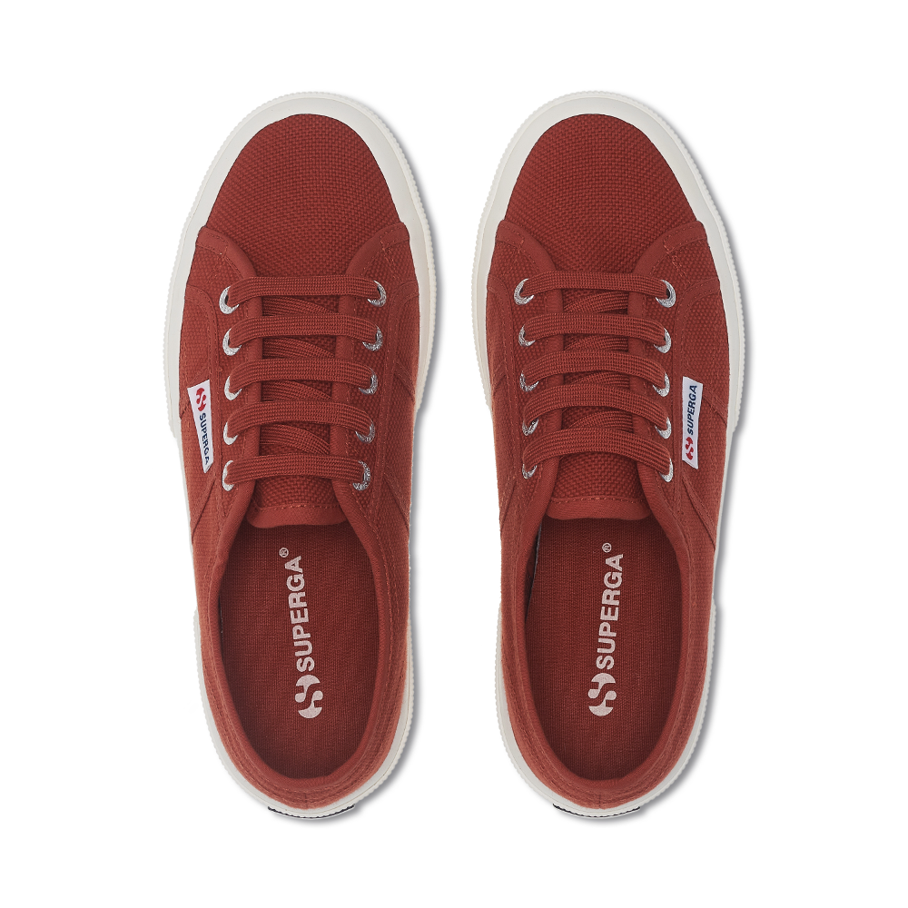 Superga brown sneaker top view