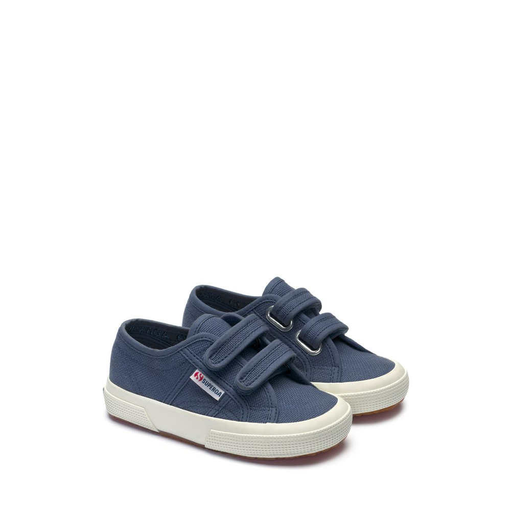 Superga kids blue canvas shoe