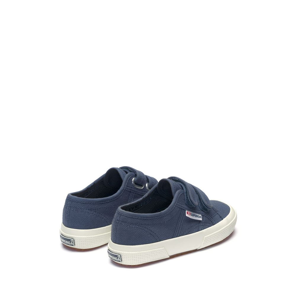 Superga kids blue canvas shoe