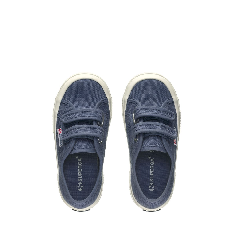 Superga kids blue canvas shoe