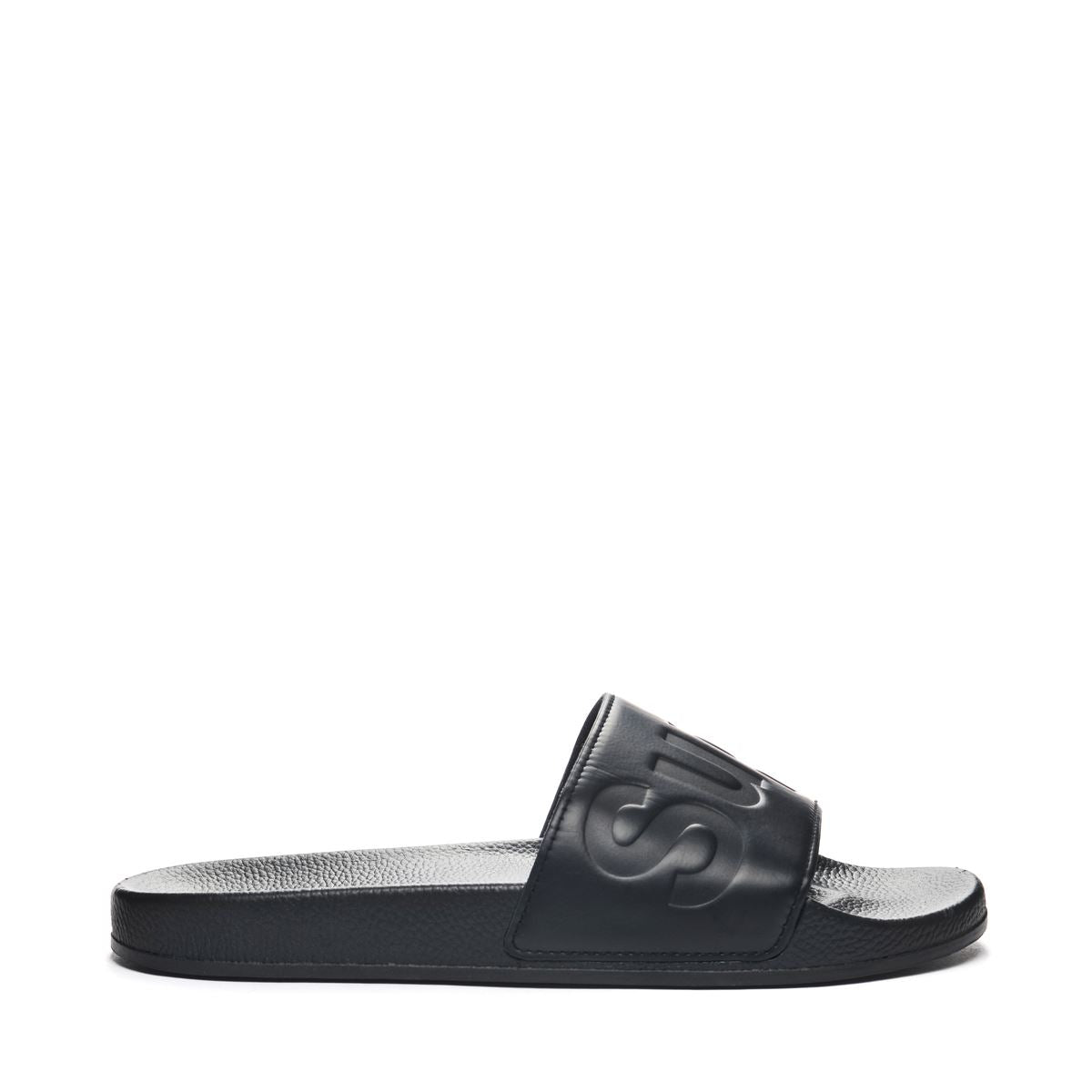 superga slides in black