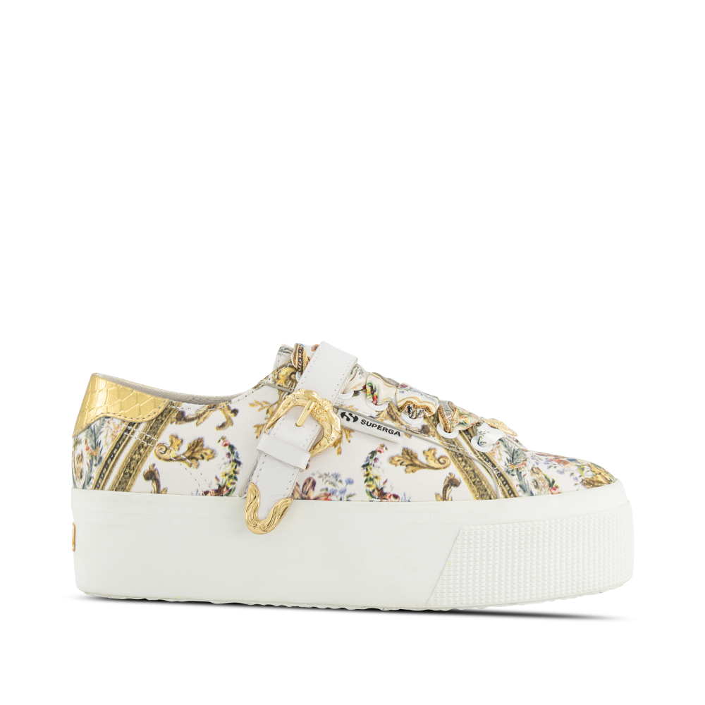 superga x camilla platform sneaker printed