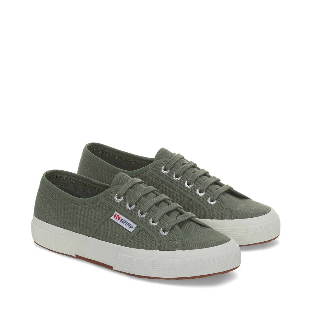 Green superga best sale shoes