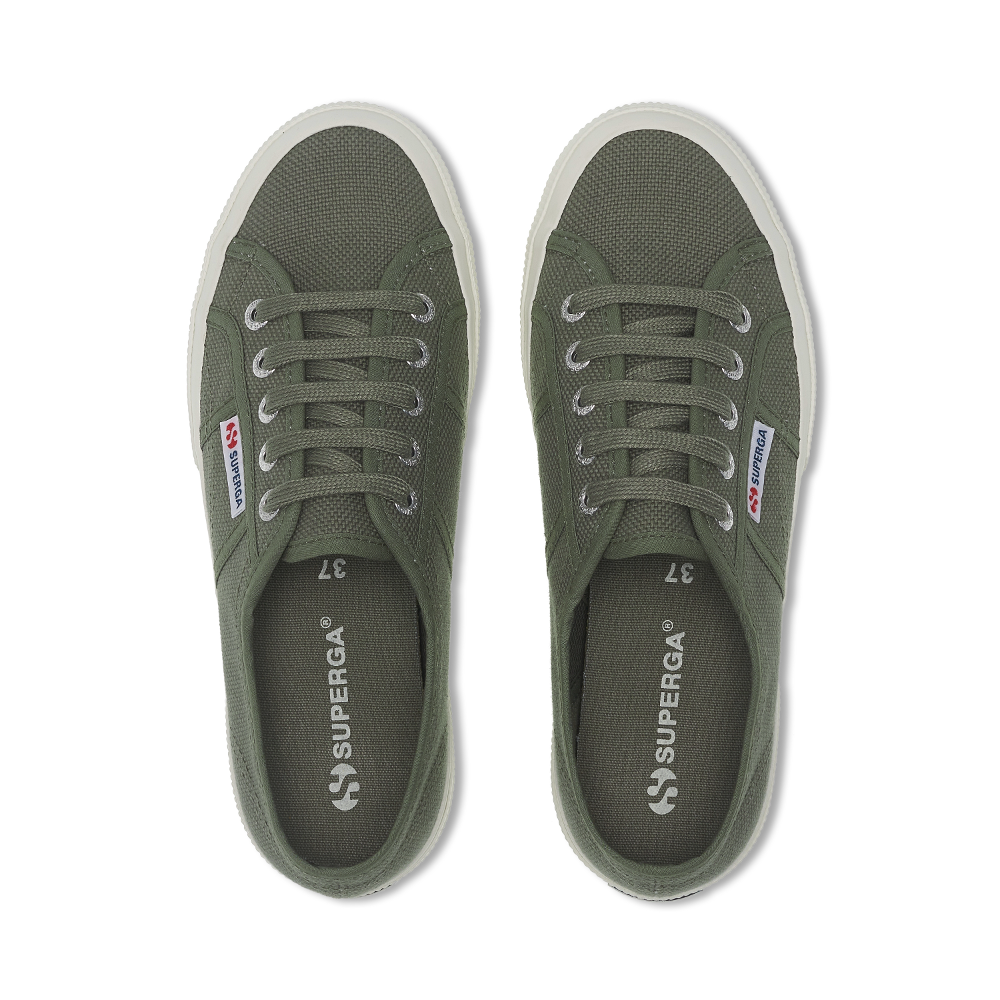 Green superga best sale shoes