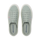 Superga blue canvas shoe with rubber sole