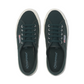 Superga forest green sneaker top view