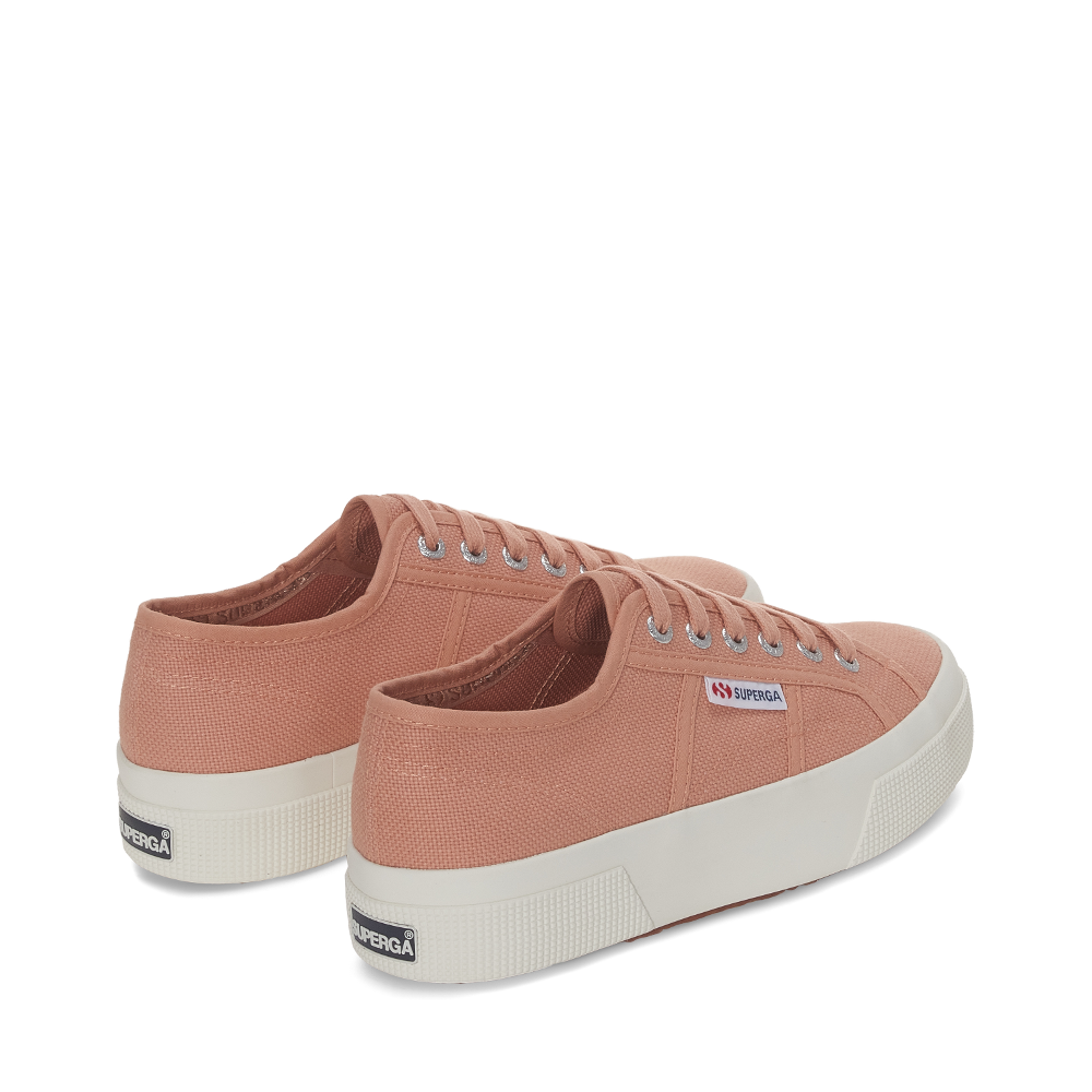 Superga platform sneakers rose gold on sale