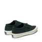 Superga green canvas shoe with rubber sole 
