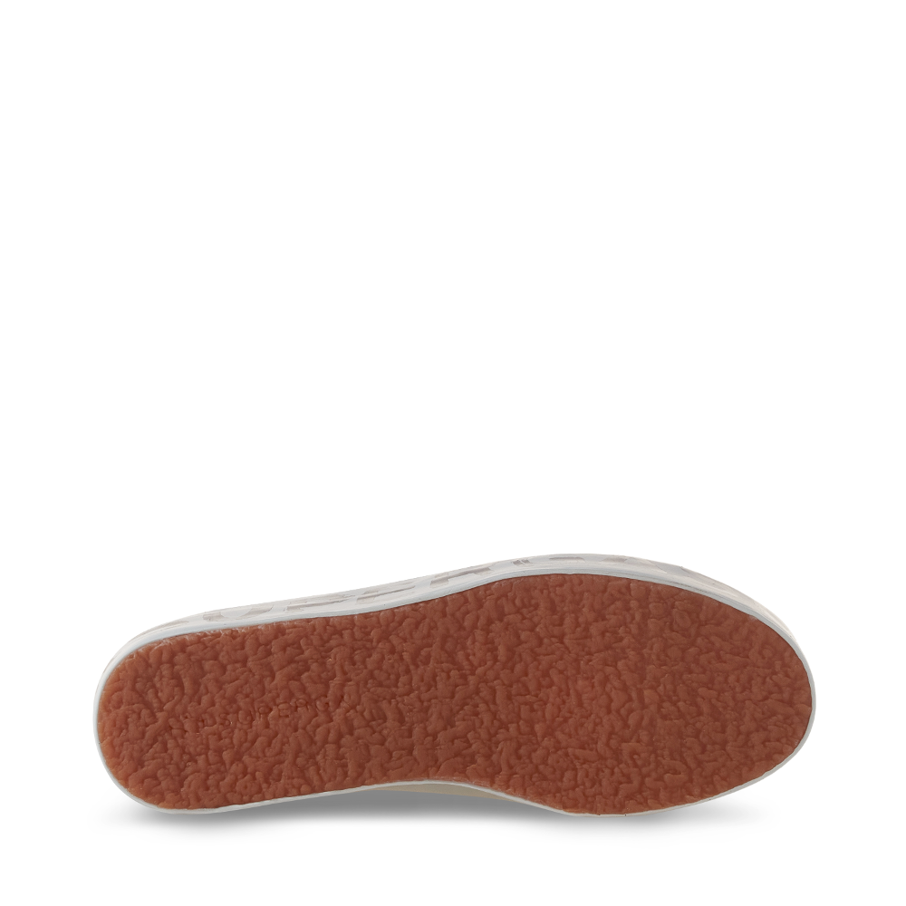 Superga white platform sneaker rubber sole