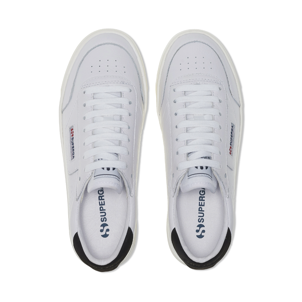 superga court platform white sneaker