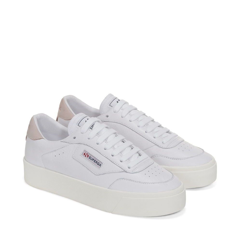 superga court platform white