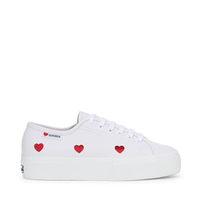 3740 PLATFORM HEARTS VEGAN MATERIAL LEGGERA