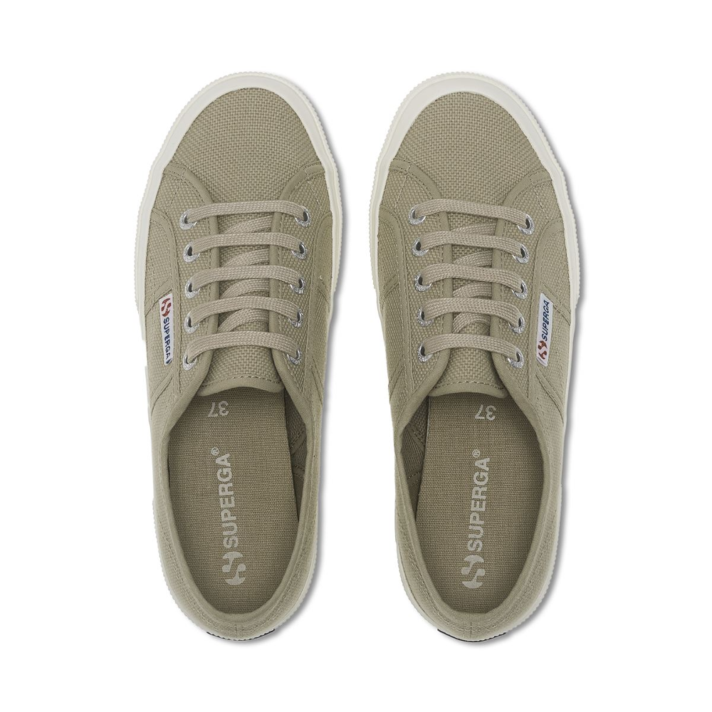 Superge khaki canvas shoe