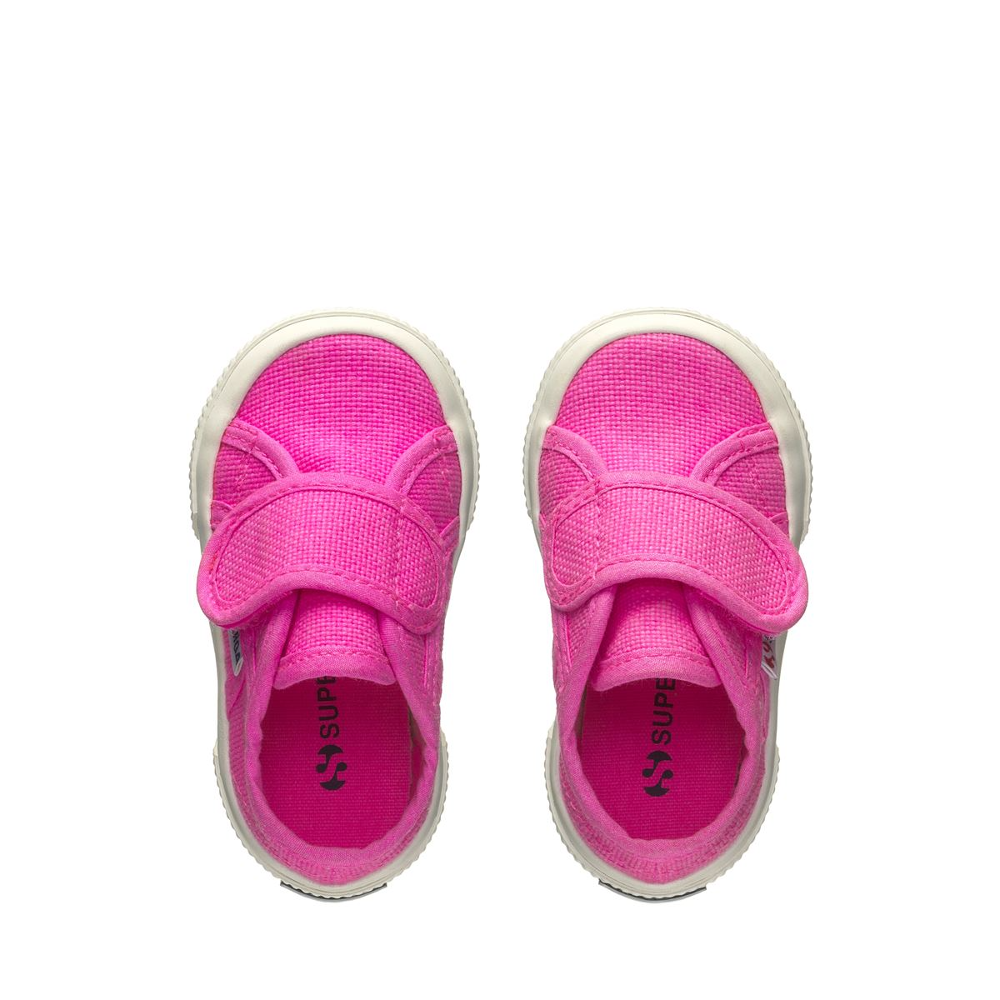 2750 Kids Bstrap pink canvas shoe Superga Australia