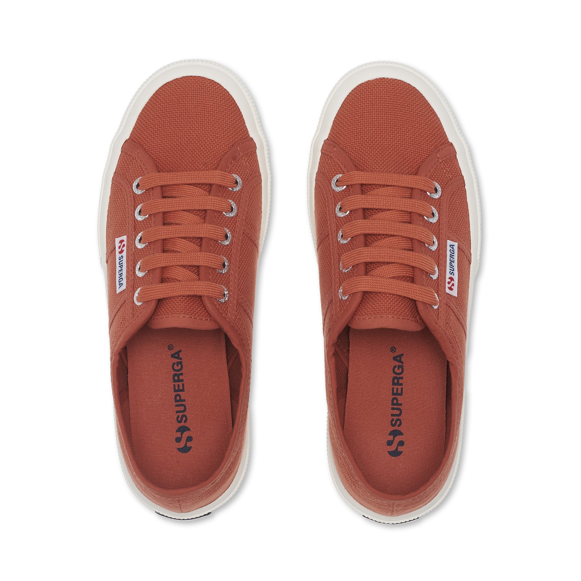 Superga store brown leather